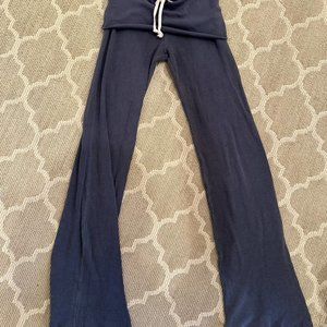 ribbed thermal flare sweatpants